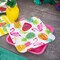 8 Count Pineapple Flamingo Tropical Dinner Plates 9" Luau Party Decor